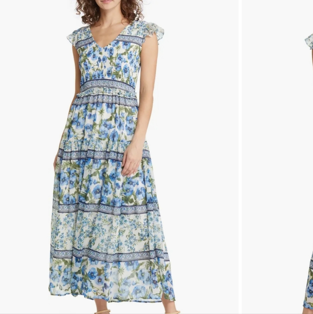Moon River Floral Maxi Dress